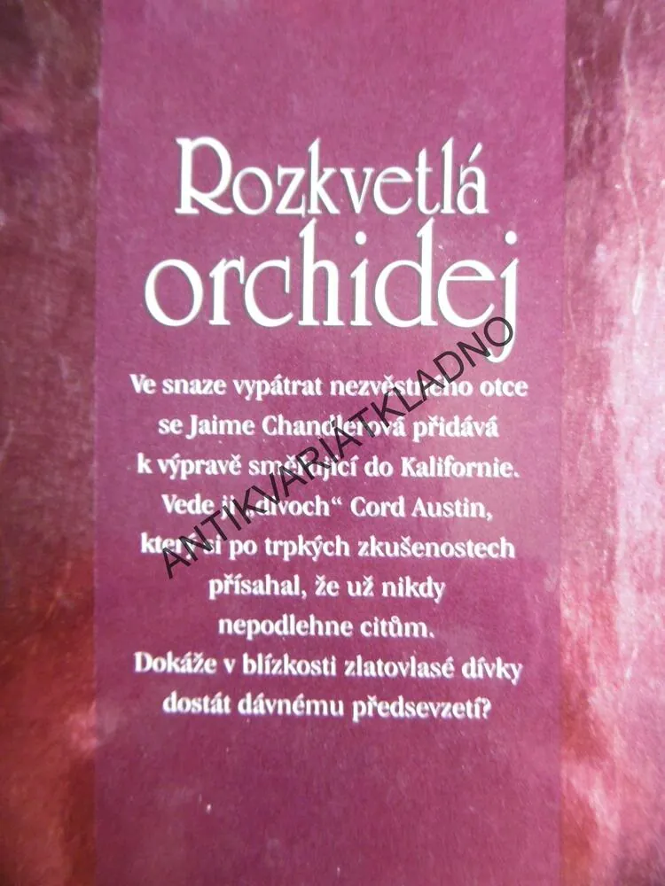 ROZKVETLÁ ORCHIDEJ, PATRICIA HAGANOVÁ, **an