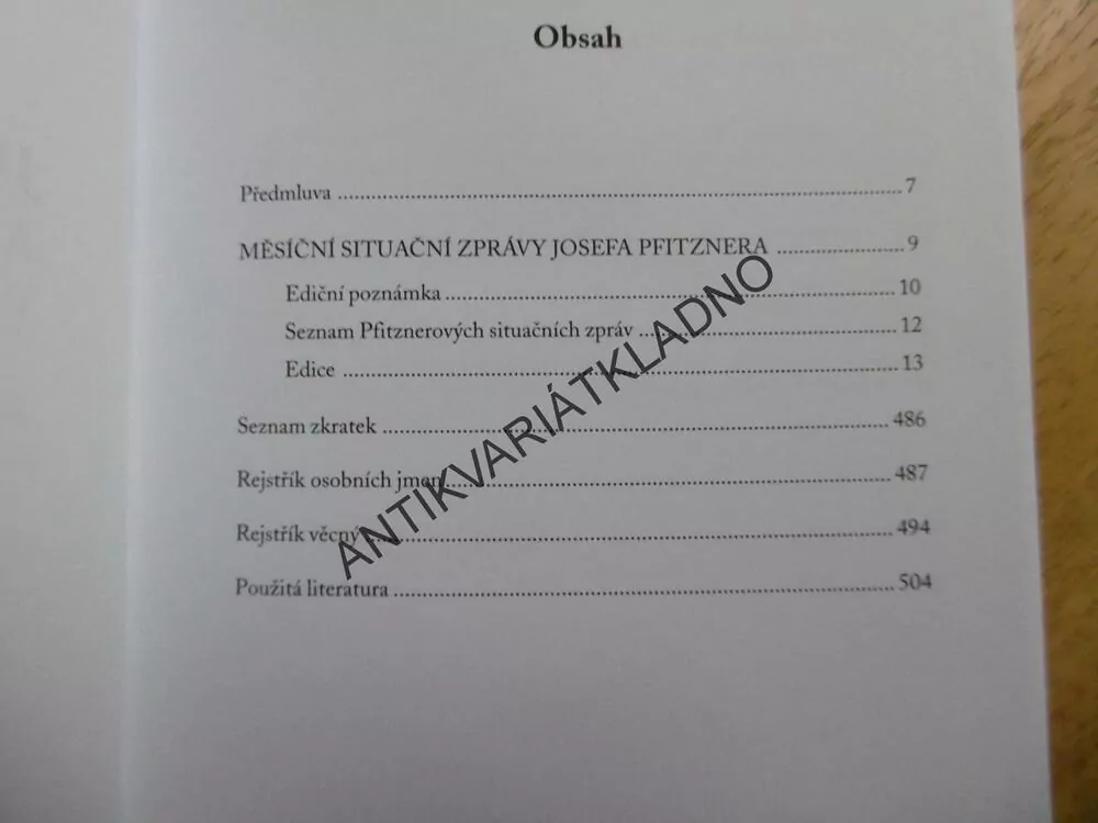 JOSEF PFITZNER A PROTEKTORÁTNÍ PRAHA V LETECH 1939-45, SV.2.,MÍŠKOVÁ,ŠUSTEK, P-A