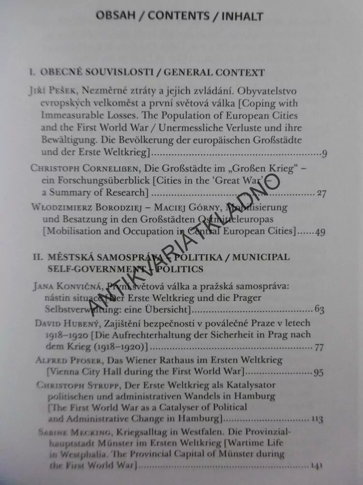 DOCUMENTA PRAGENSIA XXXV, NEZMĚRNÉ ZTRÁTY A JEJICH ZVLÁDÁNÍ, P-A