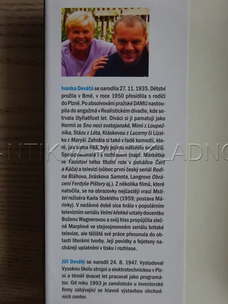 PRAVÉ DOMÁCÍ, JIŘÍ DEVÁTÝ, IVANKA DEVÁTÁ, **an