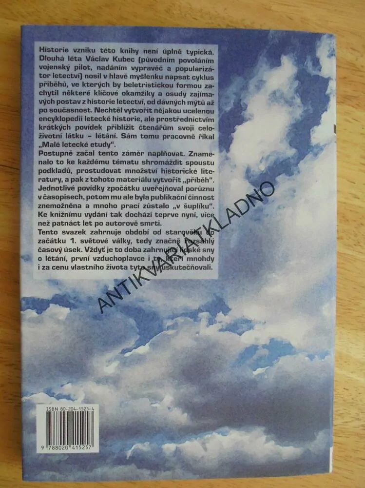 DOBYVATELÉ VZDUŠNÉHO OCEÁNU,ETUDY 1., VÁCLAV KUBEC,LETECTVÍ, **an