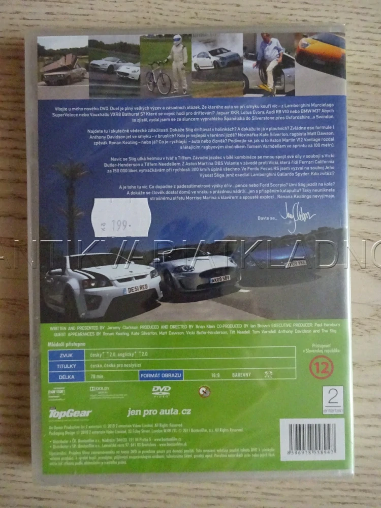 CLARKSON, SOUBOJ ŽIHADEL, DVD FILM