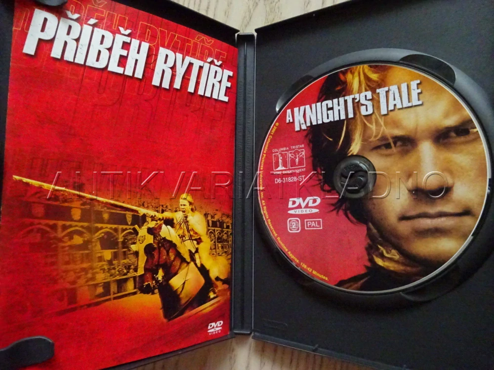 PŘÍBĚH RYTÍŘE, DVD FILM