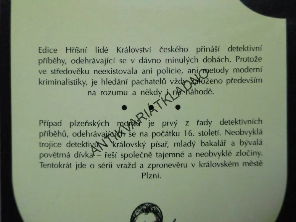HŘÍŠNÍ LIDÉ KRÁLOVSTVÍ ČESKÉHO 2, JAN ALENSKÝ, **an