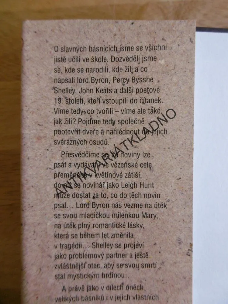 MLADÍ ROMANTICI, DAISY HAYOVÁ, **an