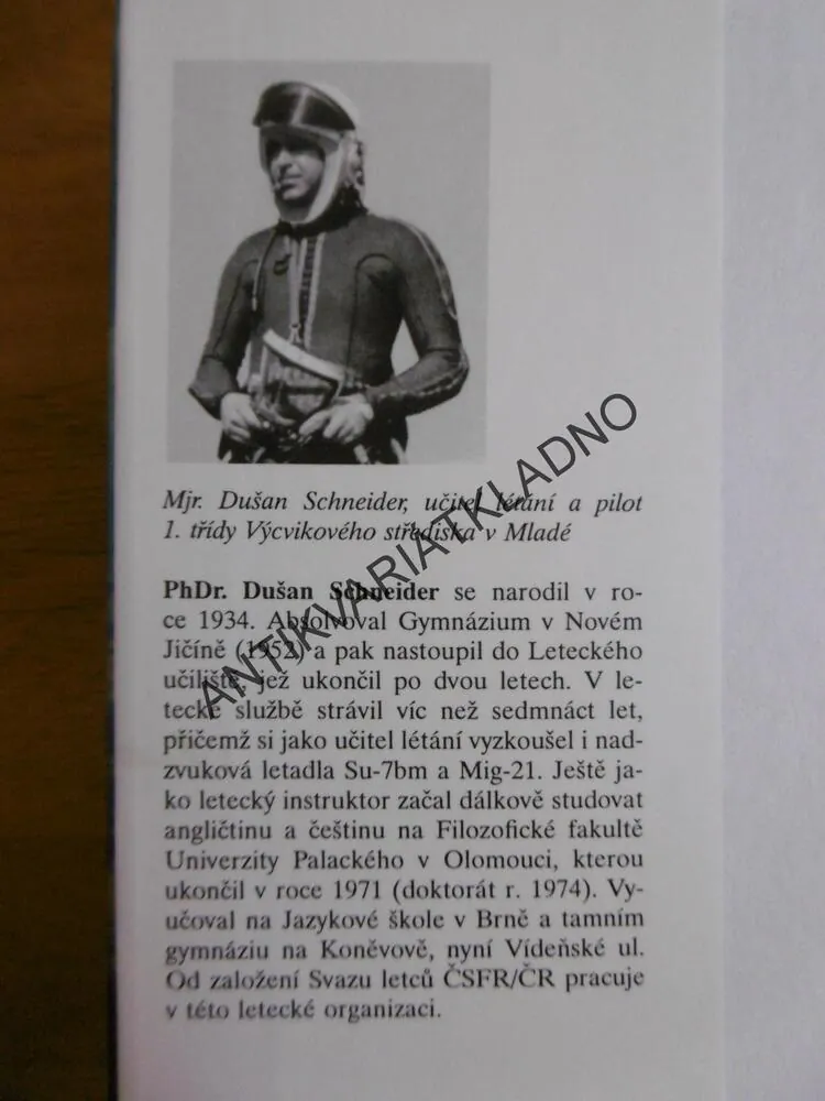 OSUDY LETCŮ, DUŠAN SCHNEIDER
