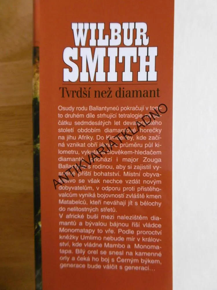 TVRDŠÍ NEŽ DIAMANT, WILBUR SMITH, **an