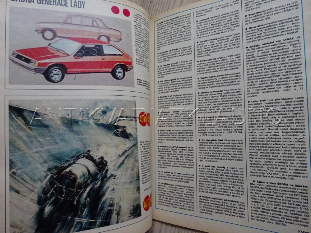 MOTOR, MOTORISTICKÁ SOUČASNOST Č. 4, ROČ. 12, 1980