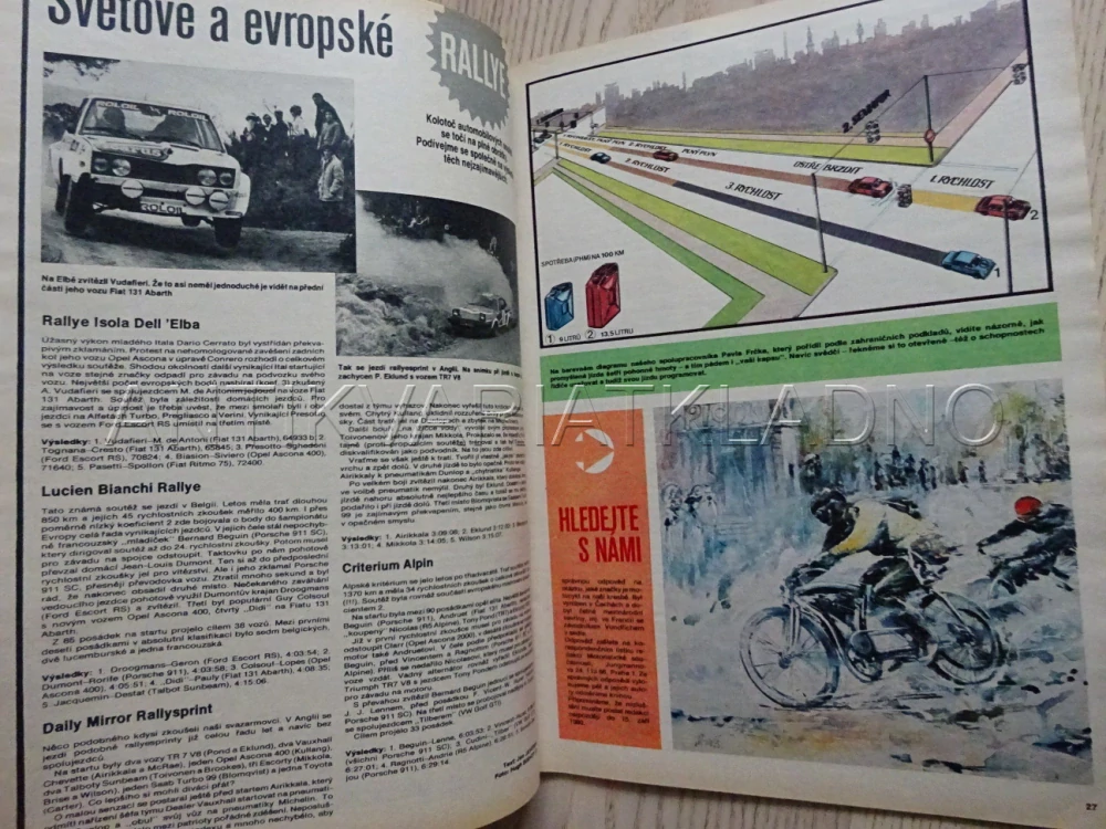MOTOR, MOTORISTICKÁ SOUČASNOST Č. 8, ROČ. 12, 1980