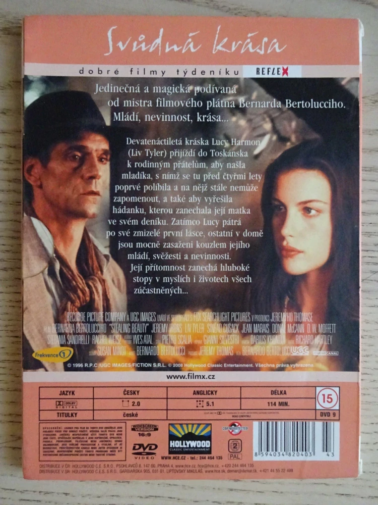 SVŮDNÁ KRÁSA, DVD FILM