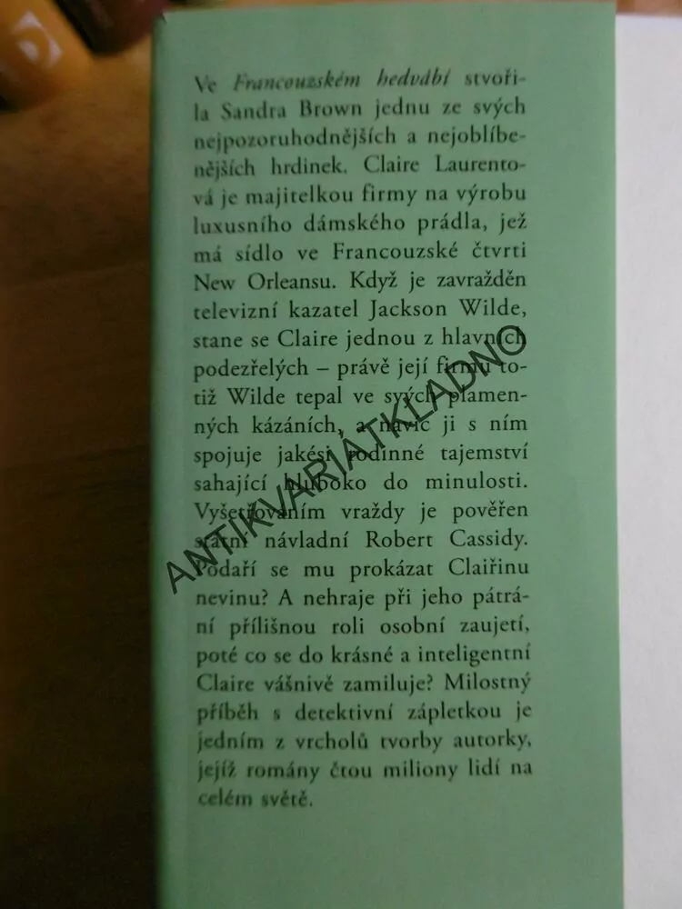 FRANCOUZSKÉ HEDVÁBÍ, SANDRA BROWN