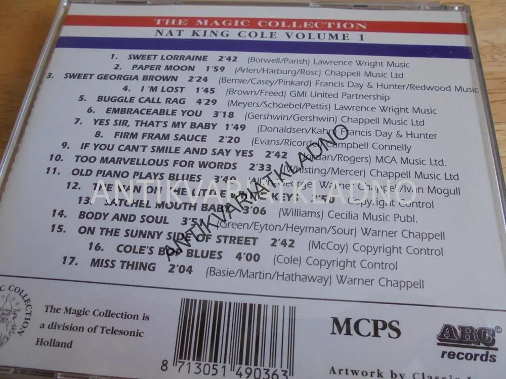 NAT KING COLE, THE MAGIC COLLECTION, CD