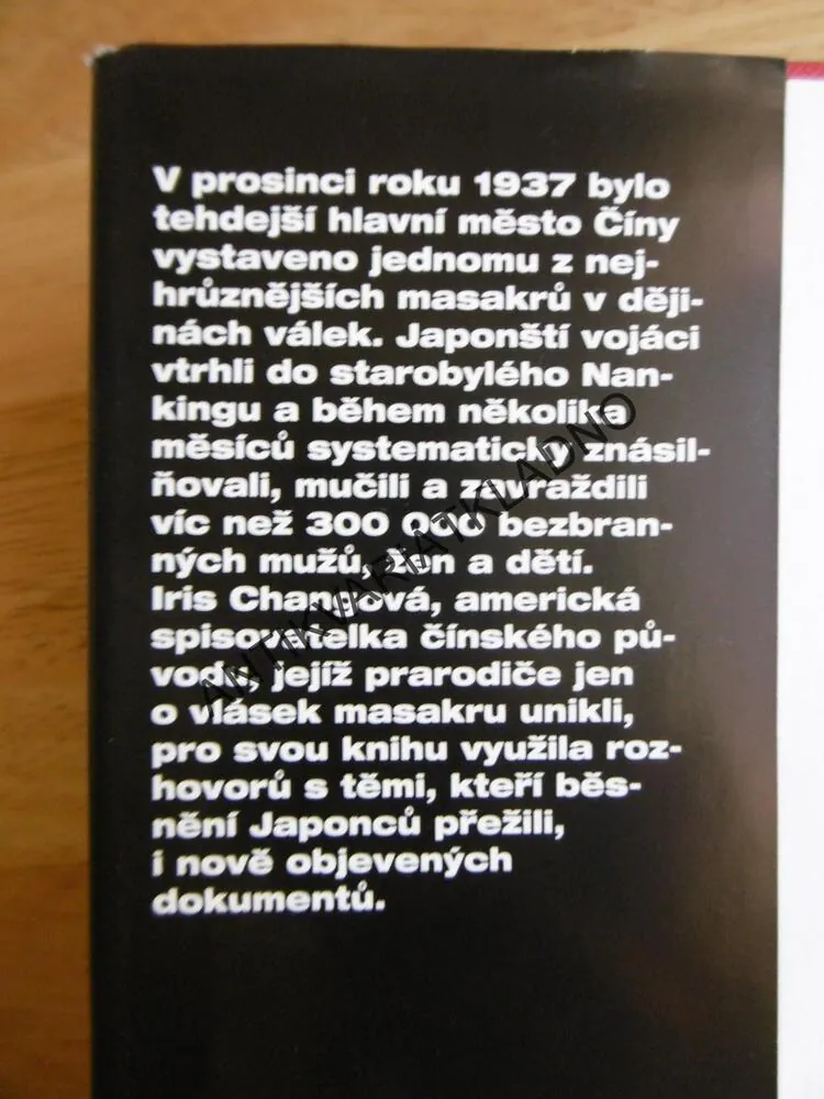 NANKINGSKÝ MASAKR, NEJKRVAVĚJŠÍ PROLOG 2. SV. VÁLKY, **an