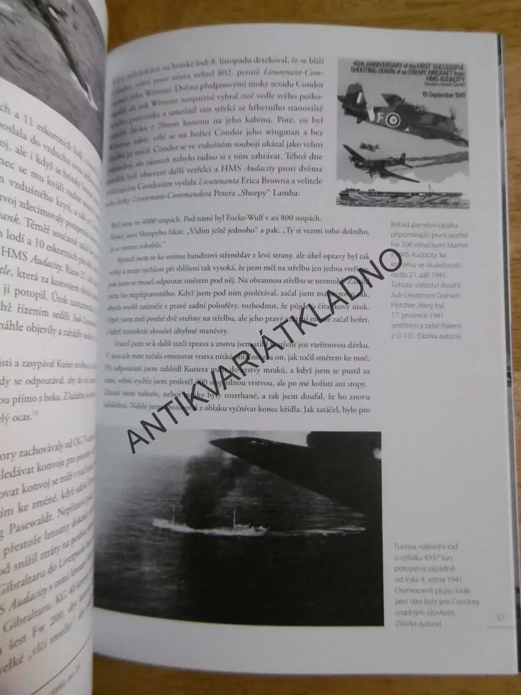 FW 200 CONDOR VS KONVOJE V ATLANTIKU, 1941-43, R. FORCZYK
