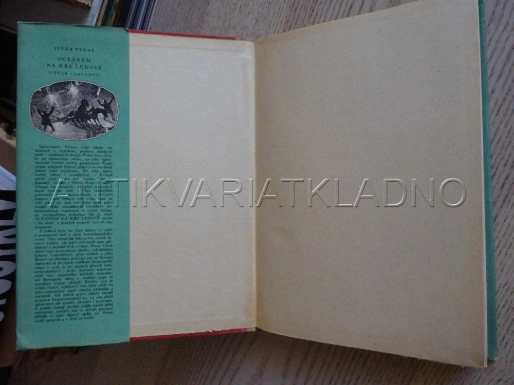 OCEÁNEM NA KŘE LEDOVÉ, JULES VERNE, **an