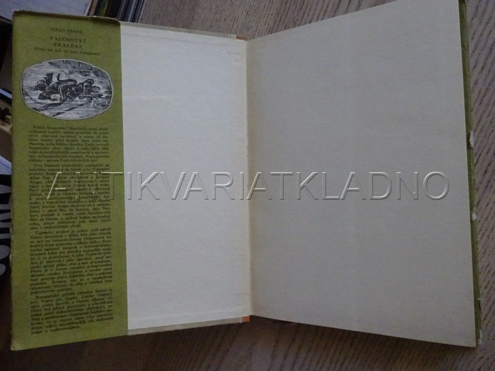 TAJEMSTVÍ PRALESA, JULES VERNE, 1959, **an