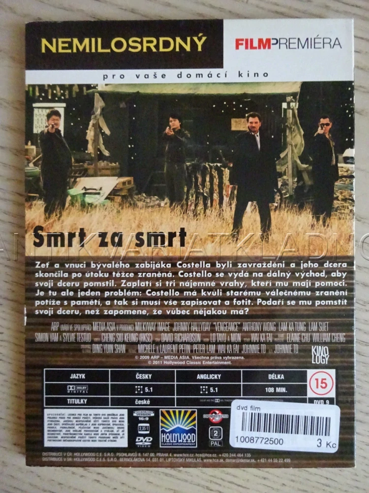 NEMILOSRDNÝ, DVD FILM