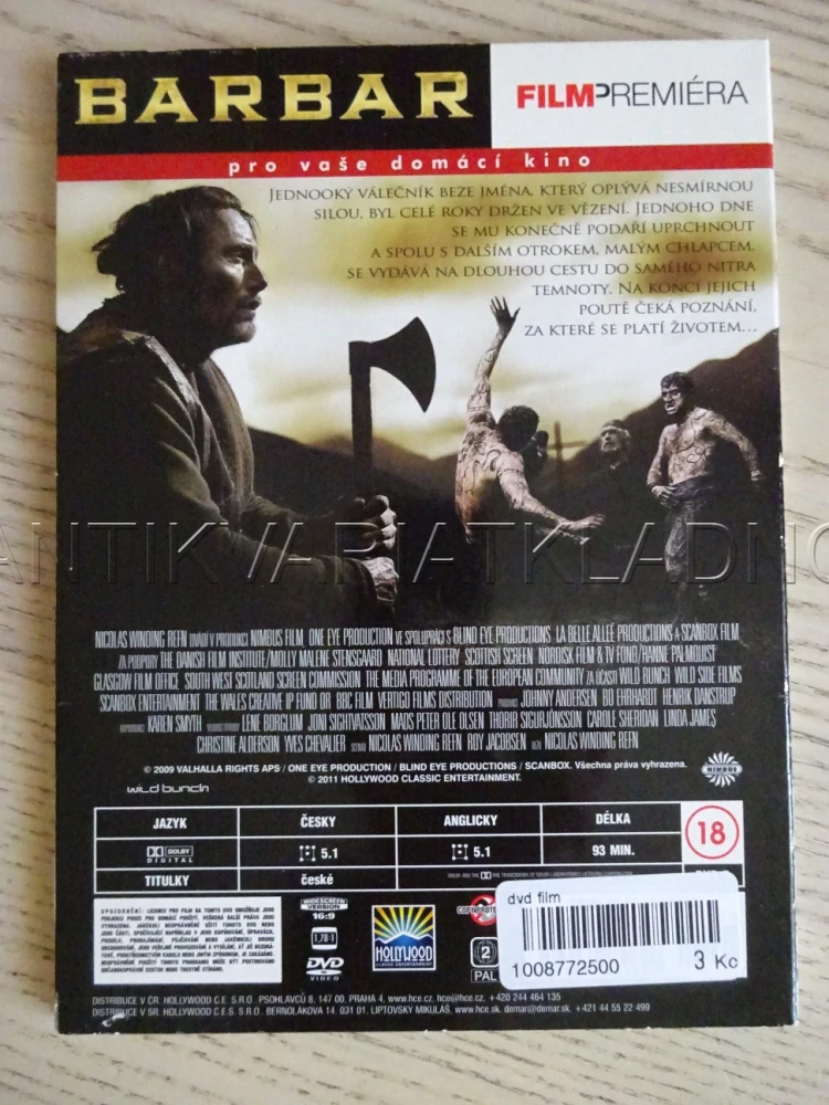 BARBAR: ZROZENÍ NÁSILÍ, DVD FILM