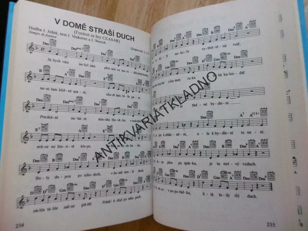JÁ, PÍSNIČKA 3., NOTY, TEXT, AKORDY, KYTARA, **an