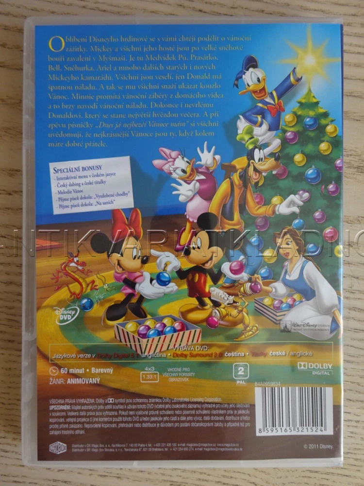 MICKEY, KOUZELNÉ VÁNOCE, ZAVALENI SNĚHEM V MYŠMAŠI, DVD FILM DISNEY