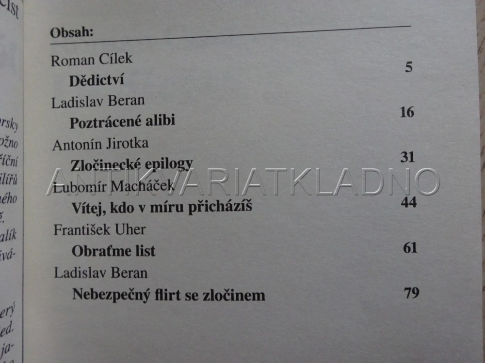 STALO SE!, 6X KRIMI, DĚDICTVÍ, **an