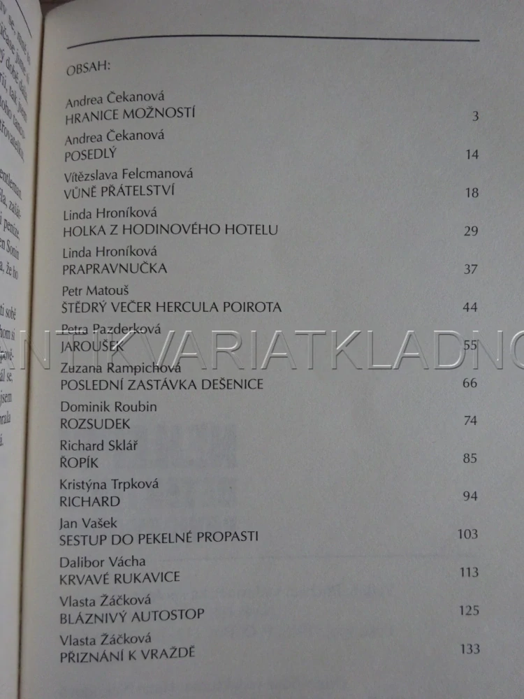 NEJLEPŠÍ DETEKTIVNÍ POVÍDKY ROKU, **an