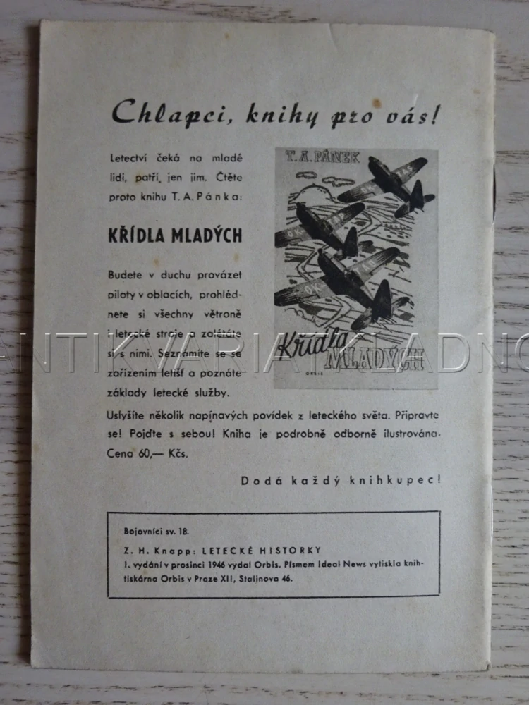 LETECKÉ HISTORKY, Z. H. KNAPP