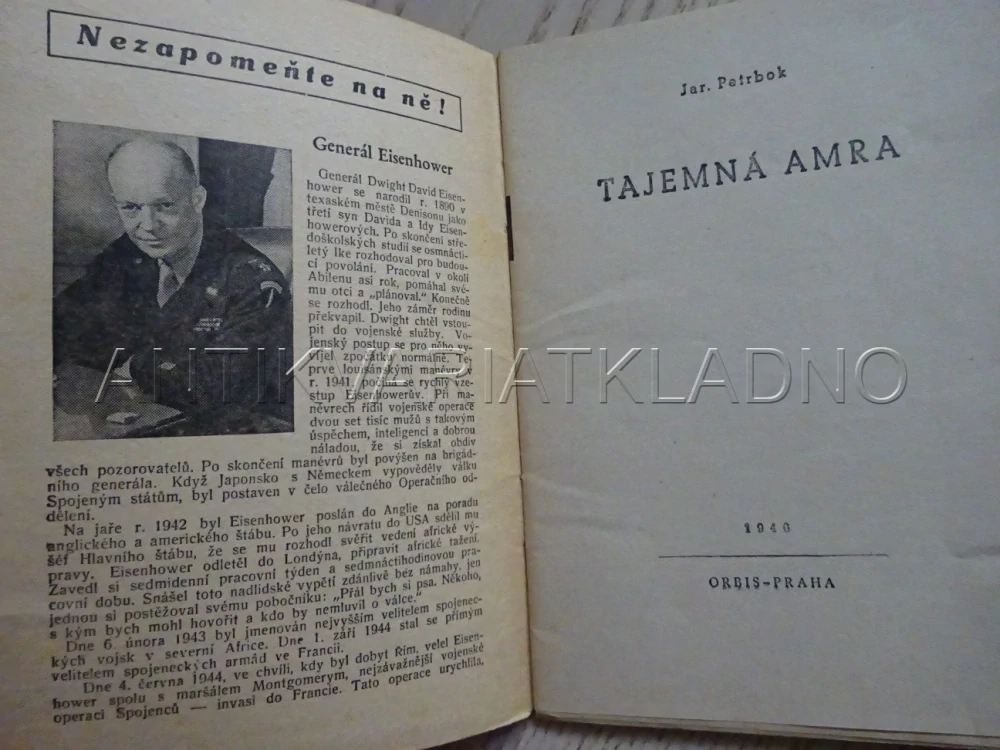 TAJEMNÁ AMRA, JAR. PETRBOK