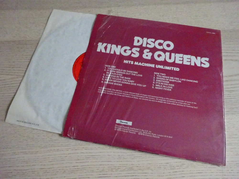 DISCO KINGS AND QUEENS, HITS MACHINE UNLIMITED, LP