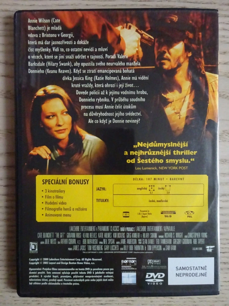 TÉMĚŘ DOKONALÝ ZLOČIN, DVD FILM