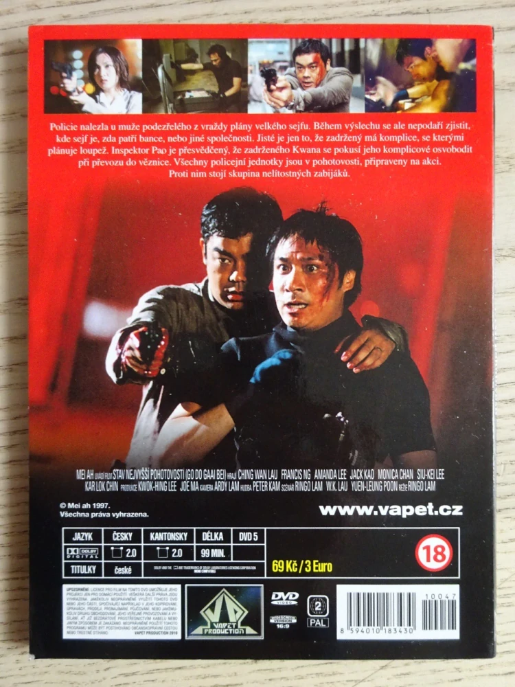 STAV NEJVYŠŠÍ POHOTOVOSTI, DVD FILM