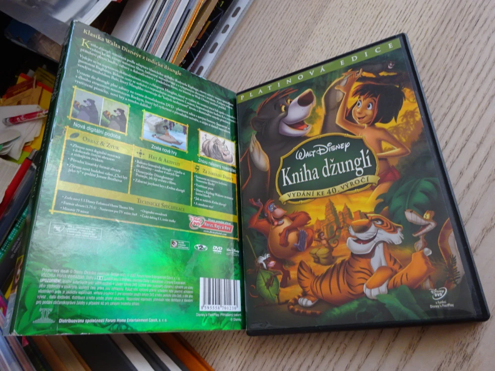 KNIHA DŽUNGLÍ, DVD FILM
