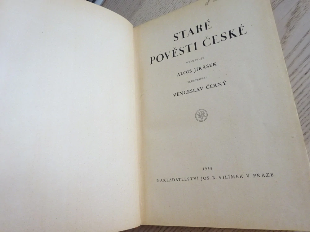 STARÉ POVĚSTI ČESKÉ, ALOIS JIRÁSEK, **an