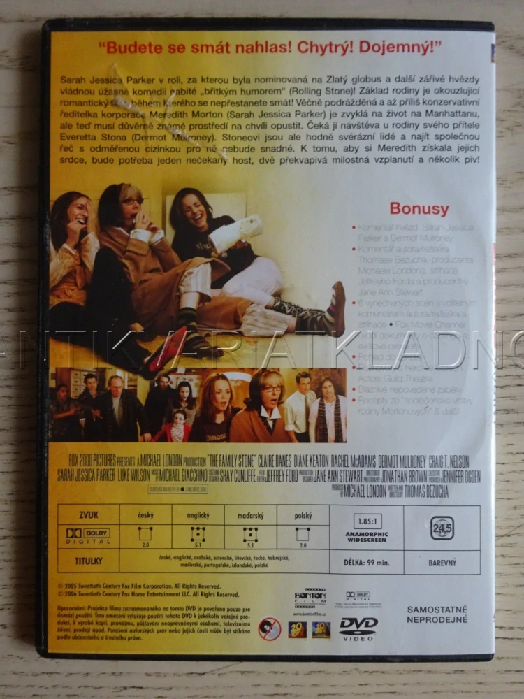 ZÁKLAD RODINY, DVD FILM