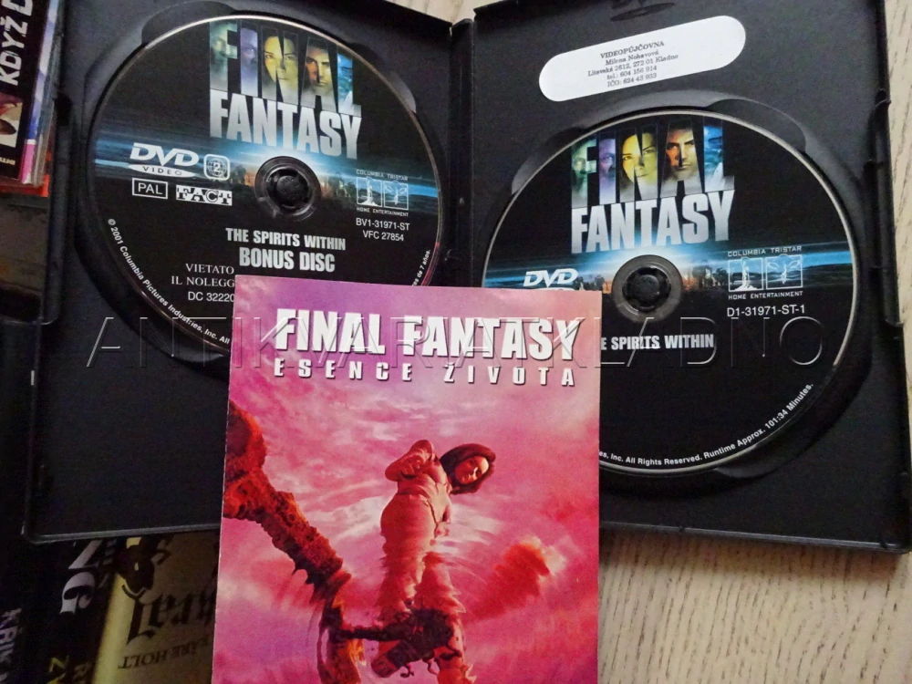 FINAL FANTASY: ESENCE ŽIVOTA, DVD FILM