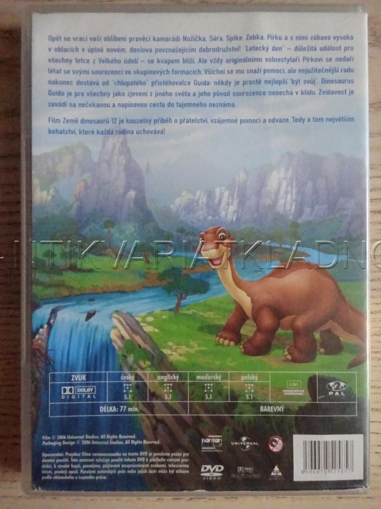 ZEMĚ DINOSAURŮ XII, LETECKÝ DEN, DVD FILM