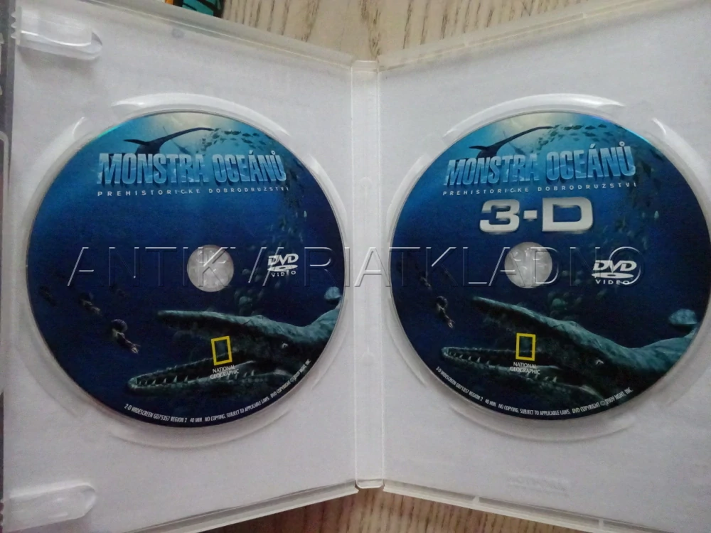 MONSTRA OCEÁNŮ 3D, DVD FILM DOKUMENT