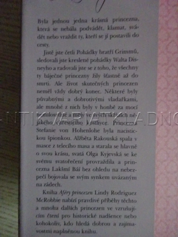 AFÉRY PRINCEZEN, PRAVDIVÉ PŘÍBĚHY, LINDA RODRIGUEZ MCROBBIE, **an