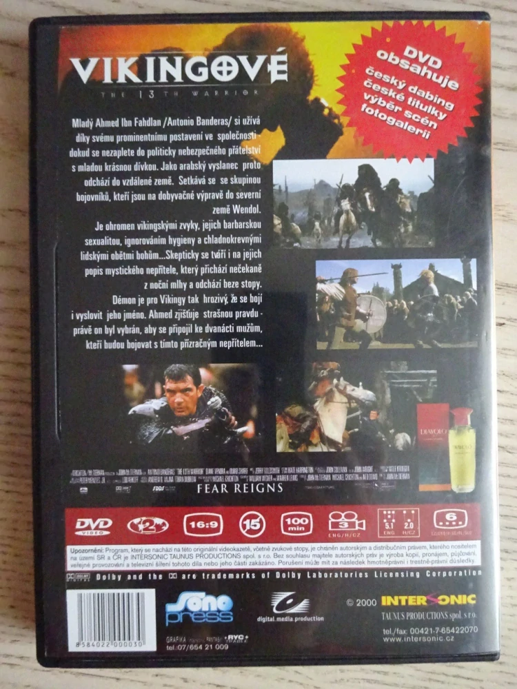 VIKINGOVÉ, ANTONIO BANDERAS, DVD FILM