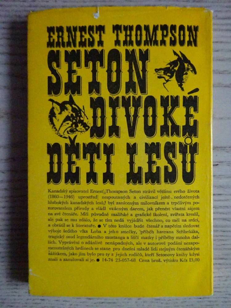 DIVOKÉ DĚTI LESŮ, E.T. SETON, **an
