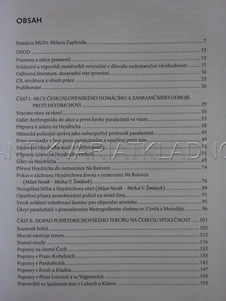 ATENTÁT NA HEYDRICHA A NÁSLEDNÝ TEROR PROTI ČECHŮM, VOJTĚCH ŠUSTEK,