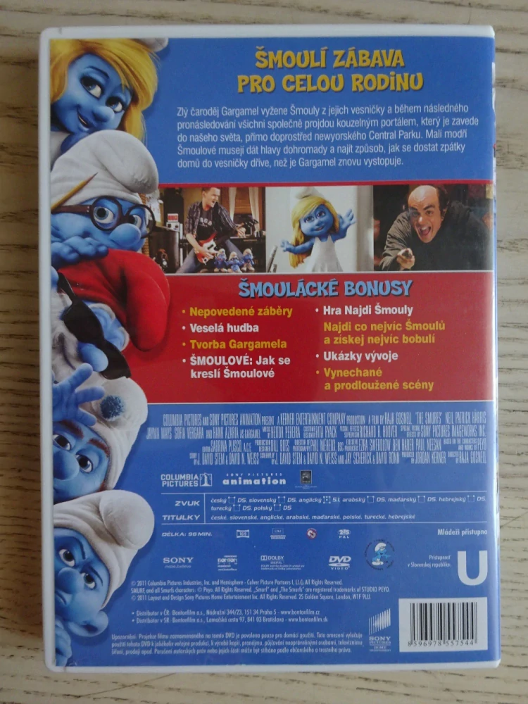 ŠMOULOVÉ, DVD FILM