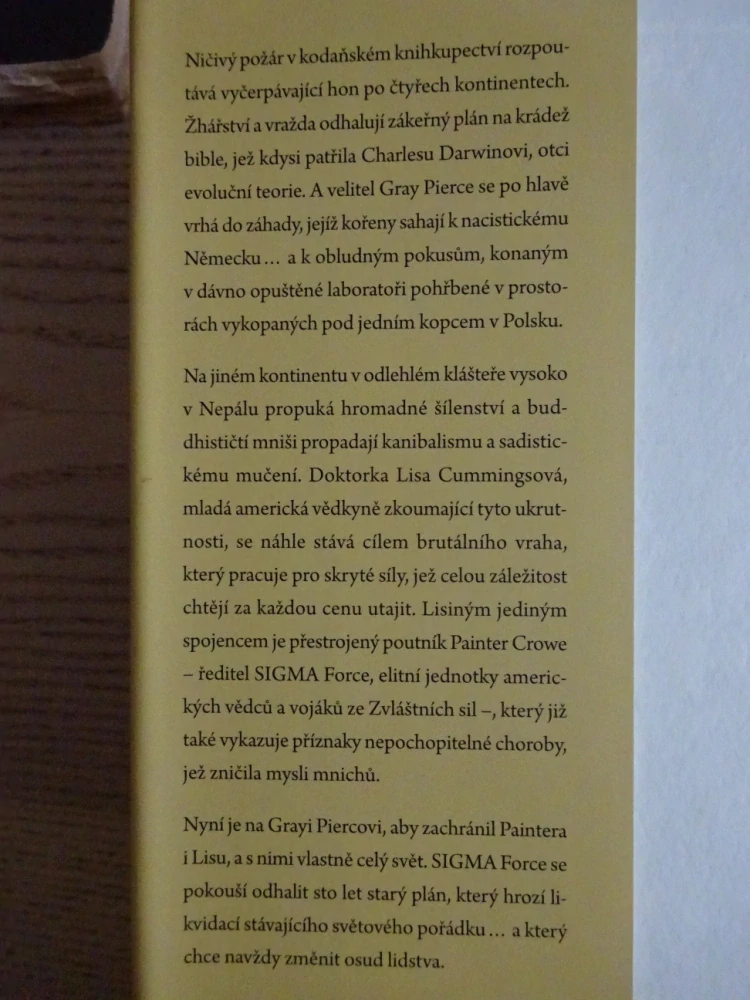 ČERNÝ ŘÁD, JAMES ROLLINS, **an
