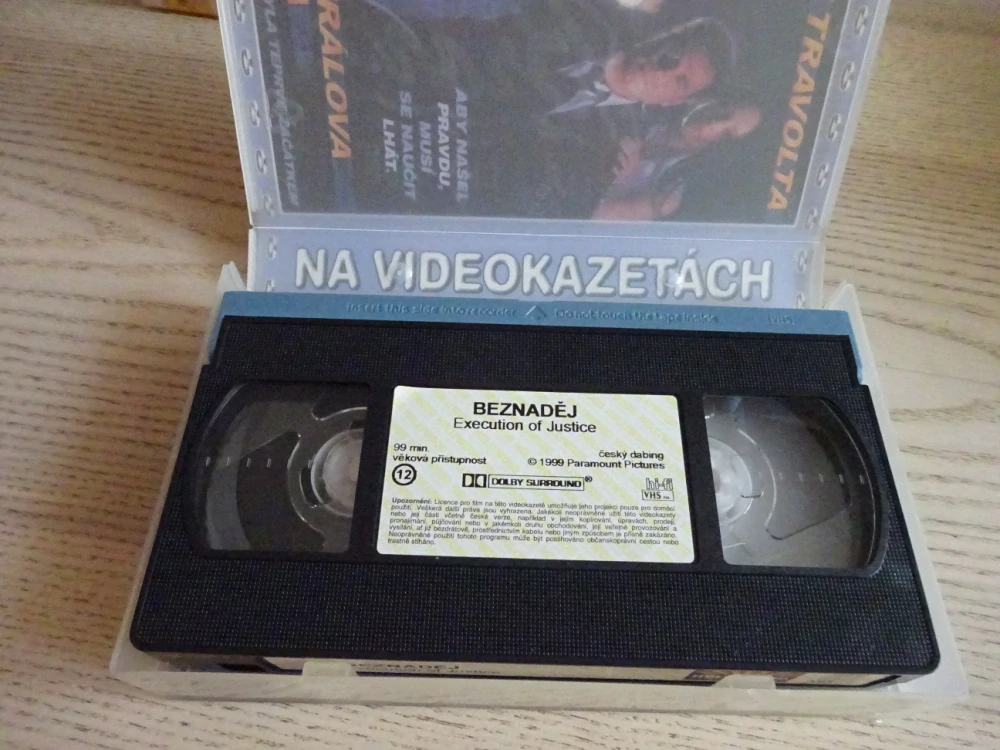 BEZŃADĚJ, DALY, COYOTE, VHS VIDEOKAZETA