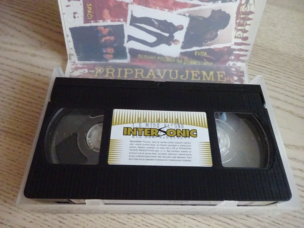 EVITA, MADONNA, BANDERAS, VHS VIDEOKAZETA