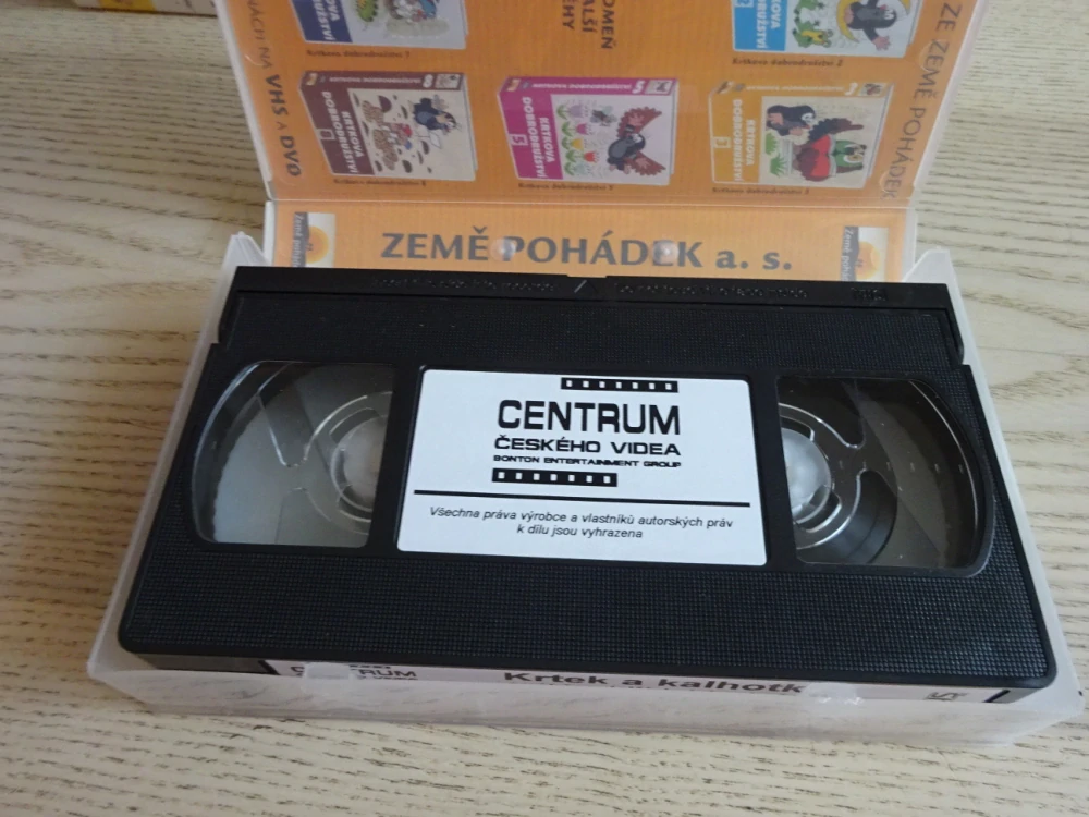 KRTEK A KALHOTKY A VÝBĚR DALŠÍCH DOBRODRUŽSTVÍ, VHS VIDEOKAZETA