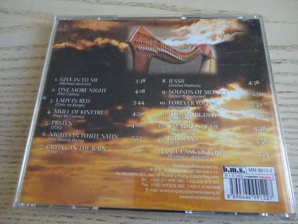 HARP-HARFA, LIBUŠE VÁCHALOVÁ, CD HUDBA