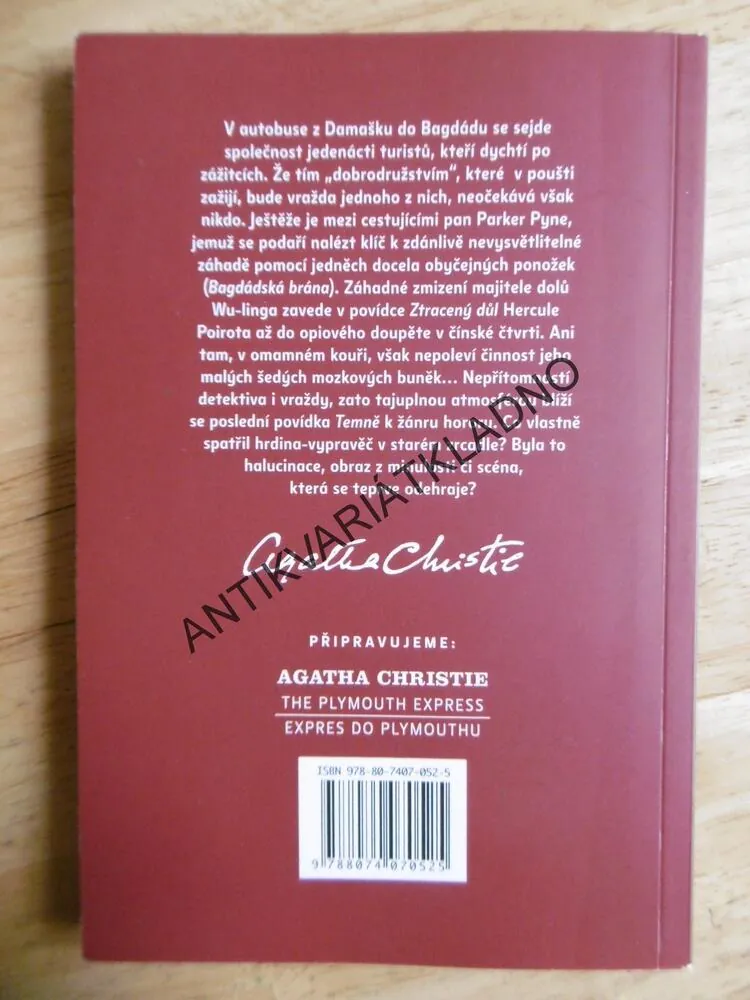 TEMNĚ, AGATHA CHRISTIE, ČESKO- ANGLICKY,