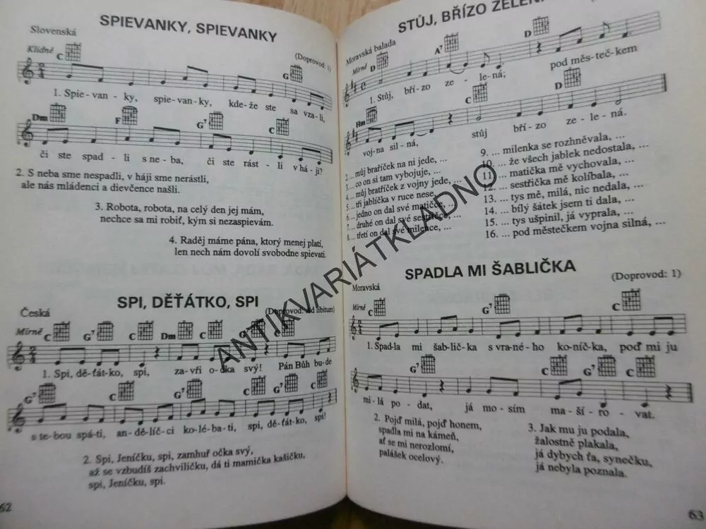 JÁ, PÍSNIČKA PRO 1-4.TŘÍDU, NOTY, TEXT, AKORDY, KYTARA, **an