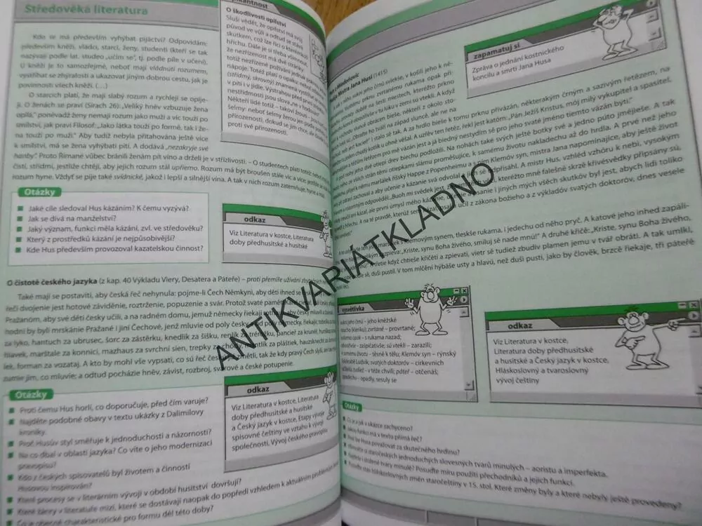 ČÍTANKA 1. K LITERATUŘE V KOSTCE PRO STŘEDNÍ ŠKOLY, SOCHROVÁ